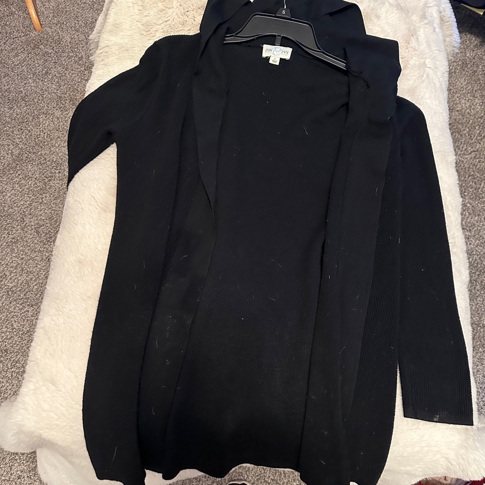 Jun & Ivy  Black Women's Cardigan